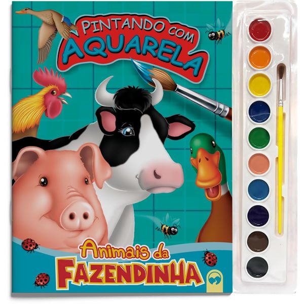 AQUARELA ANIMAIS DA FAZENDINHA